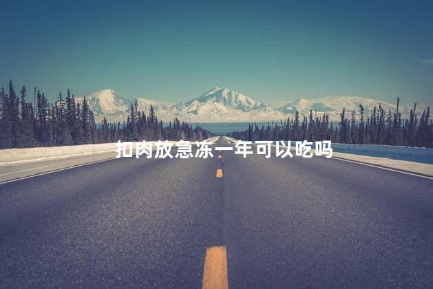 扣肉放急冻一年可以吃吗